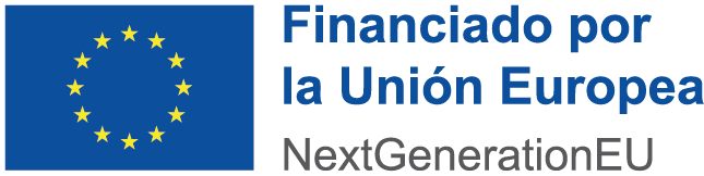 Logotipo de la Unión Europea con la frase "Financiado por la Unión Europea" en español, utilizado en contextos de financiación y apoyo de proyectos comunitarios.